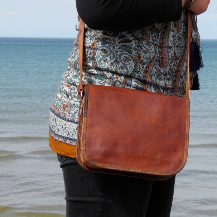 Sac main besace Petite sacoche vintage