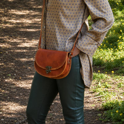 Petit sac à main en cuir - Crochet - LadiesBag S