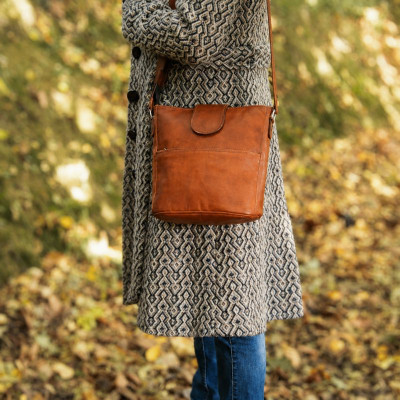 Sac en cuir - Cabas à bandoulière -T1
