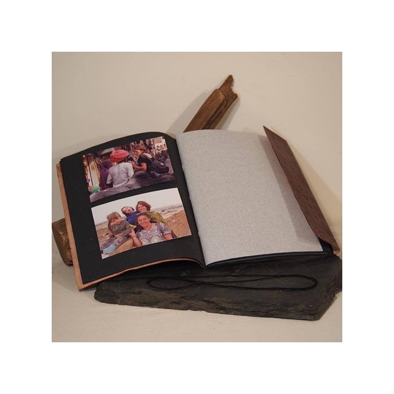 Album en cuir rustique, album de scrapbooking en cuir, album photo en cuir  vintage, album en cuir Crazy Horse -  France