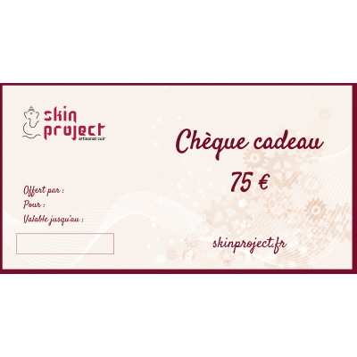 Chèque cadeaux 75 €