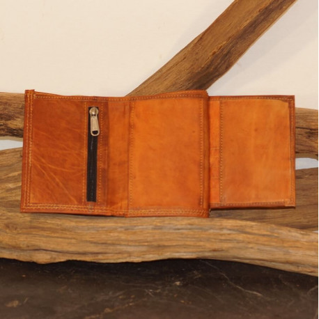 Porte-feuille en cuir - format carte grise
