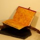 Grand carnet en cuir coloré, poinçonné - JaliWalli
