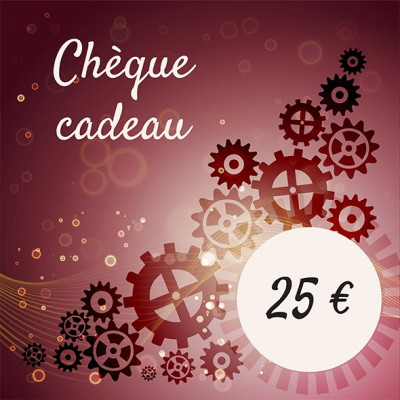 Chèque cadeau 25 €