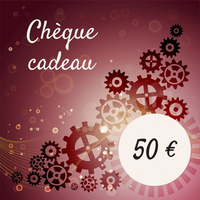 Chèque cadeau 50 €