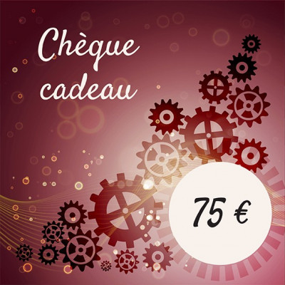 Chèque cadeau 75 €