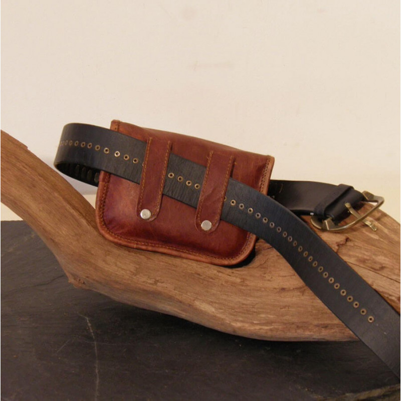 Pochette pour ceinture homme