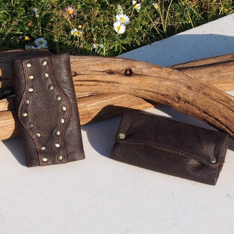 Blague à Tabac Cuir, Rivets