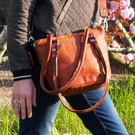 Sac a main online besace cuir femme