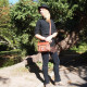 sac à main cuir bandoulière vintage cartable é boucle S