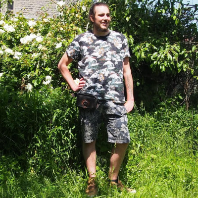 Ceinture cuir à poches festival - Inca