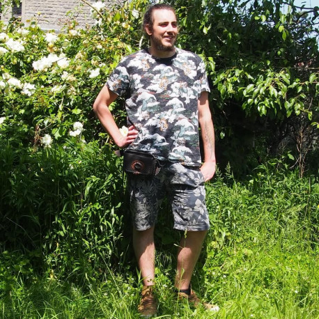 Ceinture cuir à poches festival - Inca