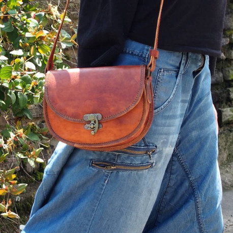 Petit sac à main en cuir - Crochet - LadiesBag S