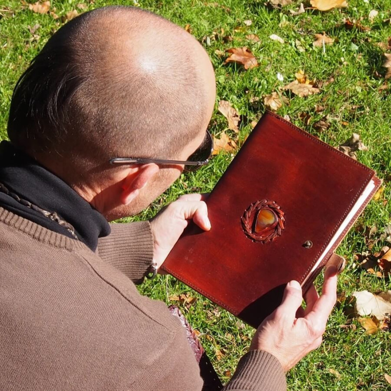 Porte-agenda en cuir - Agenda notebook