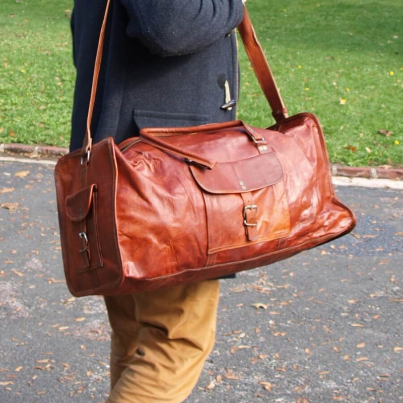 Sac de voyage en cuir Homme I Fabriqué en France  Sac voyage cuir, Sac de  voyage, Produits en cuir