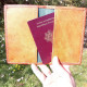 Protège passeport / couverture calepin cuir