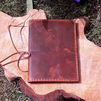Protège Cahier - Agenda / Liseuse - Cuir Buffle - L