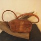 sac cabas en cuir naturel vintage femme 