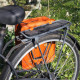 Sacoche en cuir pour vélo - Bandoulière amovible
