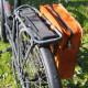 Sacoche en cuir pour vélo - Bandoulière amovible