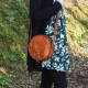 sac en cuir rond vintage à bandoulière femme full Moon