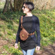 Ceintures à poches en cuir - Tiger Eye