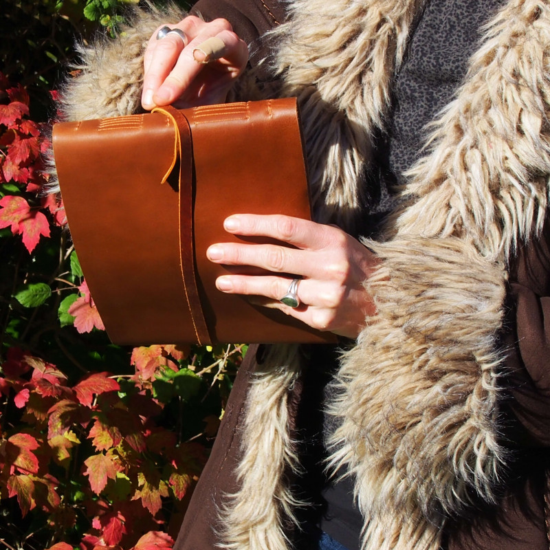 Album photos - Cuir de buffle Marron - Petit format