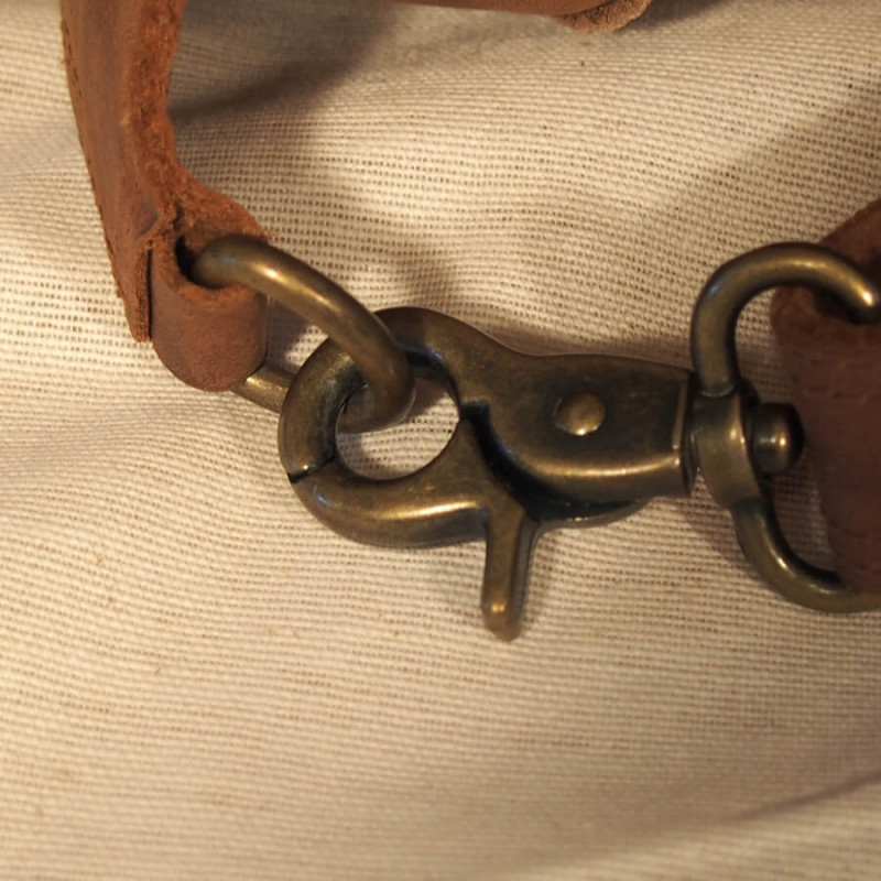 Ceinture cuir à poches - Biker - Hanche / Jambe