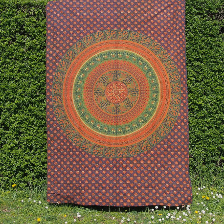 Tenture Mandala - Vert - S