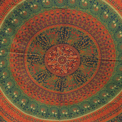 Tenture Mandala - Vert - S