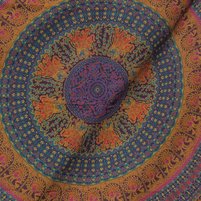 Tenture Mandala - Multicolore - S
