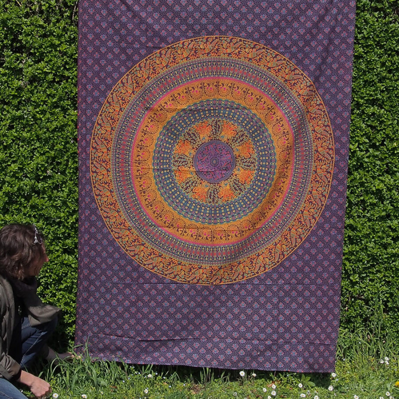 Tenture Mandala - Multicolore - S