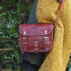 sac à main cuir bandoulière vintage cartable é boucle S