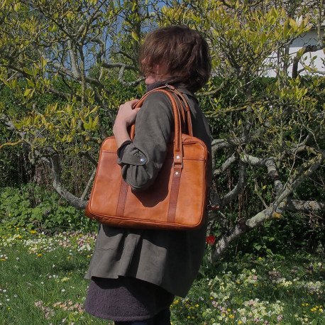 Sac de travail en cuir naturel - Working Bag