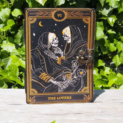 Carnet en cuir - The Lovers