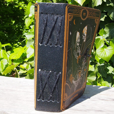 Carnet en cuir - The Lovers