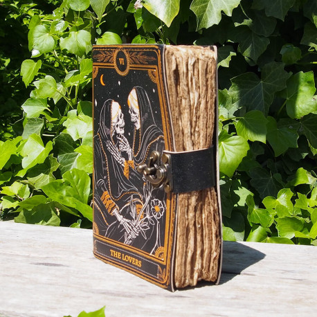 Carnet en cuir - The Lovers