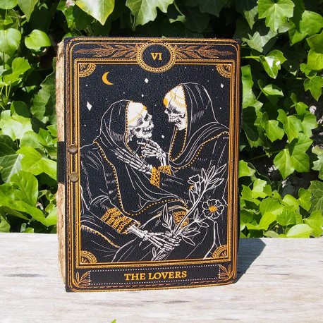 Carnet en cuir - The Lovers
