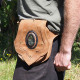 Pochette ceinture en cuir - Labradorite - Tribale