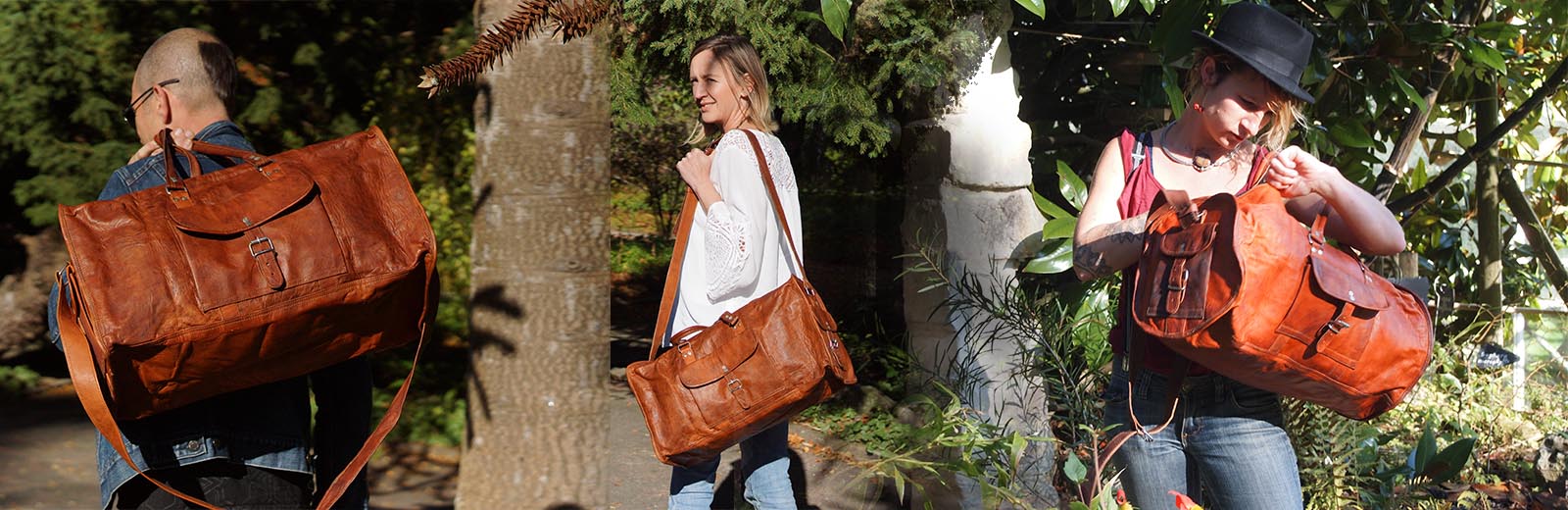 Sacs de voyage en cuir artisanal