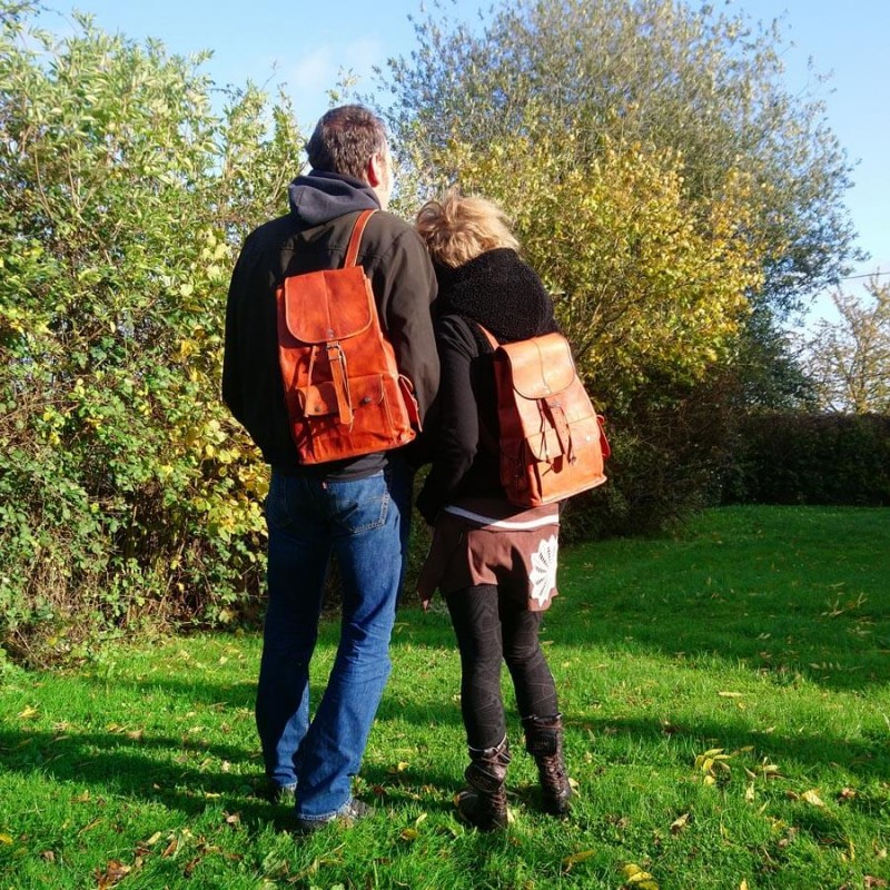 sac à dos cuir vadrouilleur